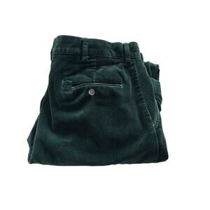 Men’s Polo Ralph Lauren Forest Green Corduroy Pants 34x32 Vintage